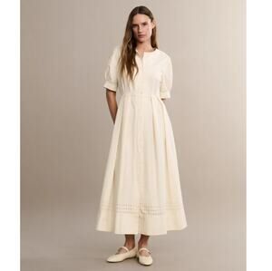 Jenni Kayne Women's Warm Ivory Harper Dress Size XL